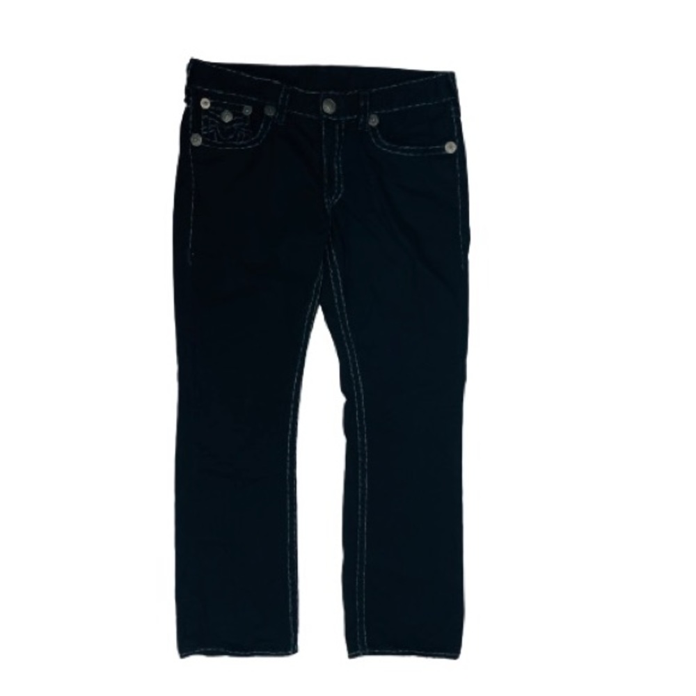 Men’s. True Religion. Ricky Style. Black Stitch Style Jeans. Size. 38X34L
